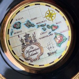 Hawaii souvenir plate the Hawaiian Islands
